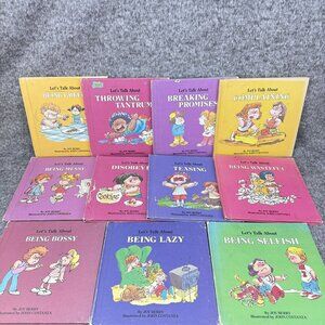 ✅Lot Of 11 Joy Berry Lets Talk About HC Childrens Books Homeschool Manners Value